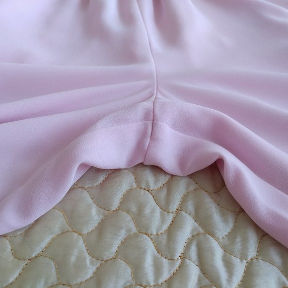 Aritzia Wilfred Melodie Jumpsuit V-Neck Wide Leg Blush Pink - Picture 10 of 16